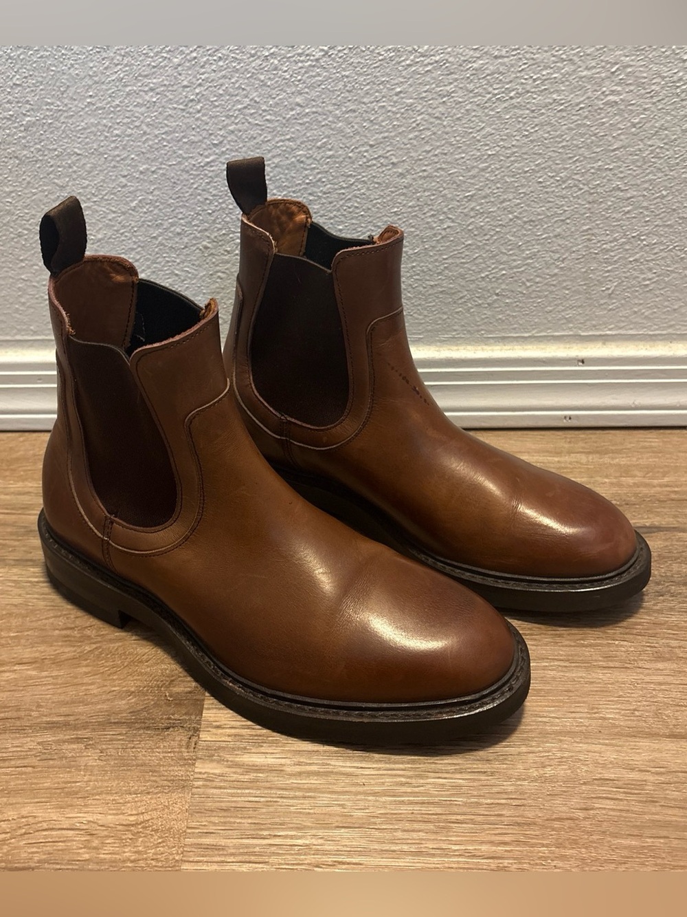 Allen Edmonds Brown Leather Chelsea Boots